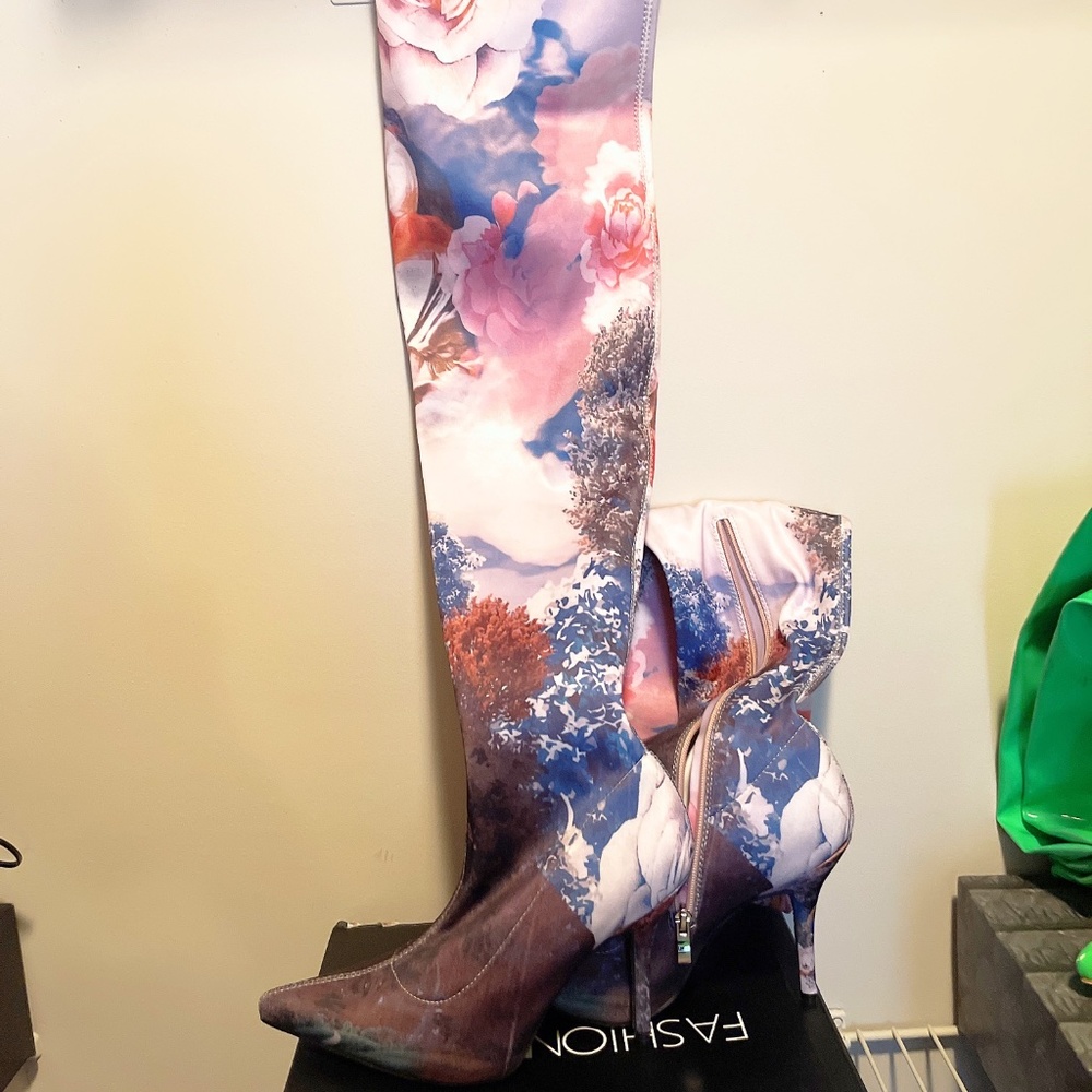 Angelic Inspired Thigh High Boots